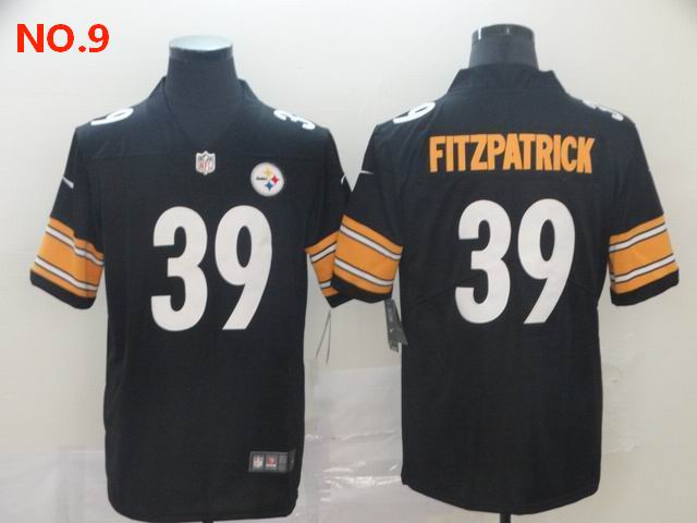 Men's Pittsburgh Steelers #39 Minkah Fitzpatrick Jersey NO.9;